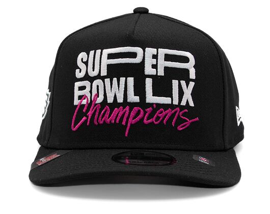 Kšiltovka New Era - 9FIFTY A-Frame 2024 NFL Super Bowl Parade - Philadelphia Eagles - Black