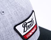 Kšiltovka Brixton Linwood C Netplus MP Snapback - Heather Grey/Black