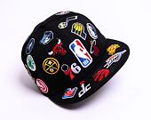 Kšiltovka New Era 59FIFTY NBA All Over Patch 5 NBA Black