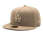 Kšiltovka New Era 59FIFTY MLB League Essential Los Angeles Dodgers - Ash Brown / Stone