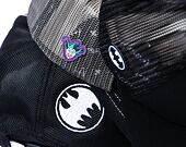 Dětská Kšiltovka Capslab DC Comics Trucker - Batman Trucker Black & White - Black / White