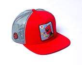 Kšiltovka Capslab Marvel Snapback - Deadpool Falls in Love - Bloody Red