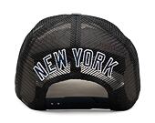 Kšiltovka New Era 9FORTY A-Frame Trucker MLB Logo Trucker New York Yankees - Graphite / Navy