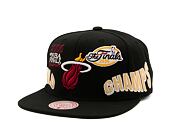 Kšiltovka Mitchell & Ness World Champs Snapback NBA Miami Heat Black