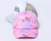 Kšiltovka Von Dutch Atlanta Foam Trucker - Logo Aop/White