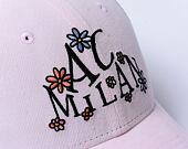 Kšiltovka New Era - 9FORTY Needle Cord Doodle AC Milan - Pink