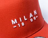 Kšiltovka New Era - 9FORTY Trucker Seasonal Wordmark Trucker - AC Milan - Rust