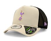 Kšiltovka New Era - 9FORTY Trucker Seasonal - Tottenham Hotspur FC - Stone / Purple