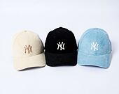 Dámská kšiltovka New Era - 9FORTY Cord - NY Yankees - Pastel Blue / Off White