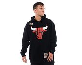 Mikina Mitchell & Ness NBA Team Logo Hoody Chicago Bulls Black