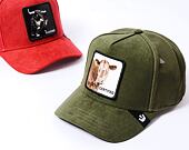 Kšiltovka Goorin Trucker - The Suede Cow - Mos