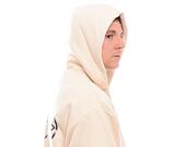 Mikina Karl Kani - Authentic Star Logo OS Full Zip Hoodie - Light Sand