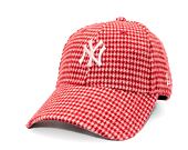 Dámská Kšiltovka New Era - 9FORTY Womens MLB houndstooth - NY Yankees - Pink / Scarlet