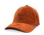 Kšiltovka New Era - 9FORTY MLB Cord - NY Yankees - Brown