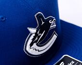 Kšiltovka Fanatics - Vancouver Canucks - A/CAP Str Mid Crn Adj Sqv Sbk - Blue Cobalt