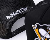 Kšiltovka Mitchell & Ness - Evergreen Trucker - Pittsburgh Penguins - Black