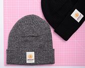 Kulich Upfront Stranded Beanie Dark Grey Melange