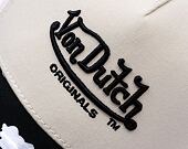 Kšiltovka Von Dutch - Trucker Newark - Caps - Cot Twill - Black/ Cream