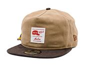 Kšiltovka New Era - Image Drop - Work Cap GOLFER - Tan Brown / Walnut