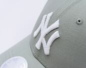 Dámská Kšiltovka New Era - MLB Metallic 9FORTY - NY Yankees - Mint Green / Off White