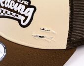 Kšiltovka New Era - Motosport 9FORTY Trucker - Cream / Brown