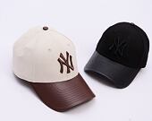 Dámská Kšiltovka New Era - MLB PU Visor 9FORTY - NY Yankees - Stone / Brown