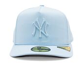 Kšiltovka New Era - MLB Color Pack 59FIFTY A-Frame - NY Yankees - Baby Blue