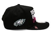 Kšiltovka New Era - 9FIFTY A-Frame 2024 NFL Super Bowl Parade - Philadelphia Eagles - Black