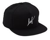 Kšiltovka HUF Classic Script Snapback Black