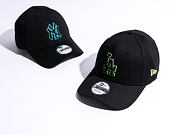 Kšiltovka New Era 9FORTY MLB Neon Outline Los Angeles Dodgers Black