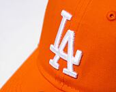 Dětská kšiltovka New Era 9FORTY Kids MLB League Essential Los Angeles Dodgers - Orange / White