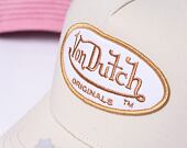 Kšiltovka Von Dutch Boston Trucker Cream/White