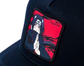 Kšiltovka Capslab Naruto Trucker - Itachi - Charcoal / Red