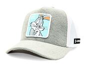 Kšiltovka Capslab Looney Tunes Trucker - Bugs Bunny - Silver Grey