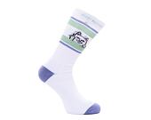 Ponožky Rip N Dip Peeking Nermal Socks (White)