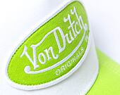 Kšiltovka Von Dutch Trucker Boston - White/Green