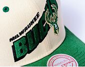 Kšiltovka NBA Retro Type Pro Snapback Milwaukee Bucks Off White