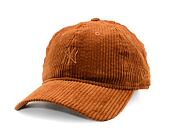 Kšiltovka New Era - 9TWENTY Cord - NY Yankees - Brown