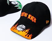 Kšiltovka New Era - 9TWENTY Flame - Black / Orange