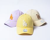 Dámská kšiltovka New Era - 9FORTY League Essential - LA Dodgers - Pastel Yellow / White