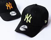 Kšiltovka New Era - 9FORTY League Essential - NY Yankees - Black / Neon Yellow