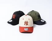 Dětská Kšiltovka New Era - 9FORTY Contrast - NY Yankees - Beige / Dark Red