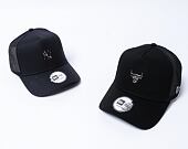 Kšiltovka New Era - 9FORTY Trucker Metallic Trucker - Chicago Bulls - Black