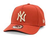 Kšiltovka New Era - 9FORTY A-Frame League Essential - NY Yankees - Rust / Stone