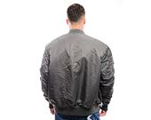 Bunda Karl Kani Small Signature Distressed Bomber Jacket anthracite