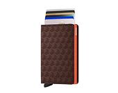 Peněženka Slimwallet Secrid Optical Brown-Orange