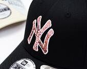 Dětská Kšiltovka New Era - 9FORTY Kids MLB Sequin - NY Yankees - Black / Pink