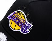 Kšiltovka New Era - 9FORTY A-Frame NBA Flame - LA Lakers - Black