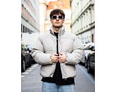 Bunda Karl Kani Small Signature Puffer Jacket light grey