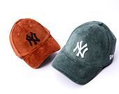 Kšiltovka New Era - 39THIRTY MLB Cord - NY Yankees - Green / White